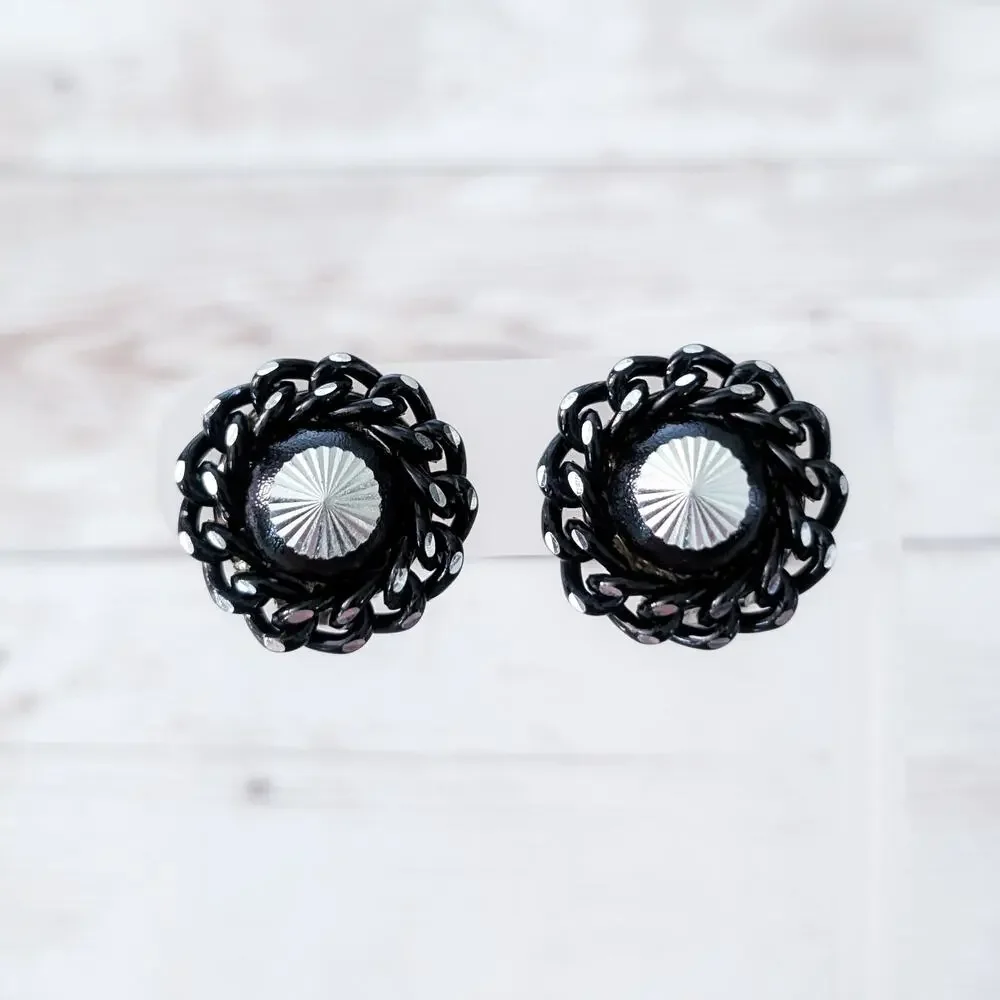 Vintage Clip On Earrings 7/8